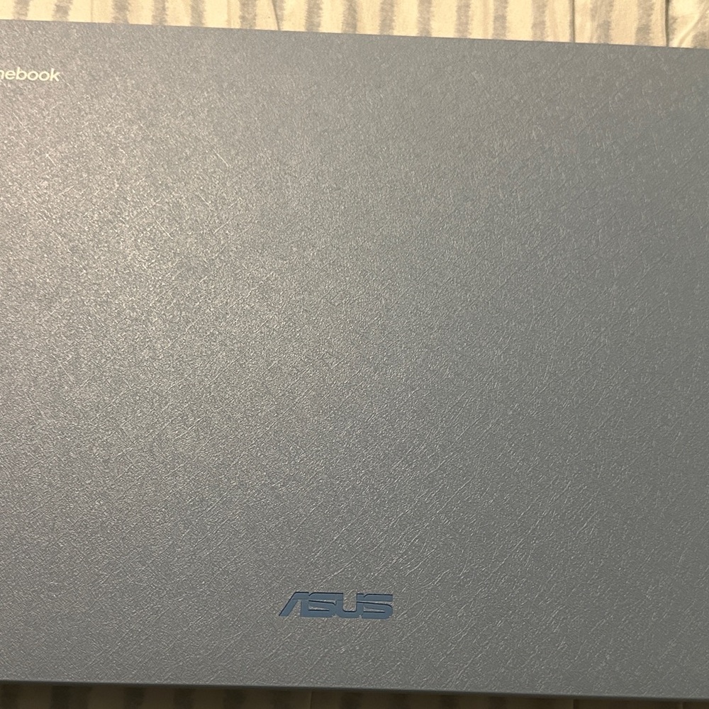 ASUS Laptop with Steel Blue Textured Cover